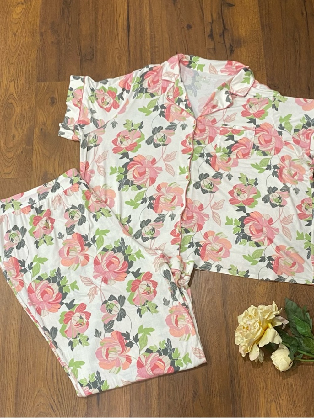 ❄️ Liz Claiborne COOL & CALM Savannah Floral Pajama Set - Picture 2 of 11